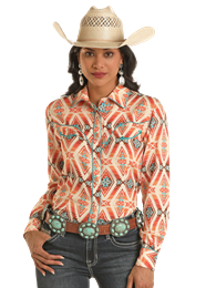 Chemise aztec pour femme