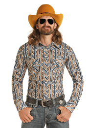 Chemise aztec pour homme