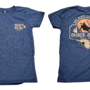 T-shirt unisexe bleu Shack Story