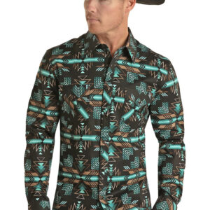 Chemise aztec pour homme