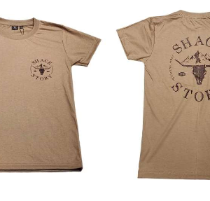 T-shirt unisexe brun Shack Story