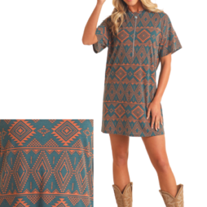 Robe T-shirt aztec