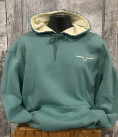 Hoodie turquoise Hostile Western