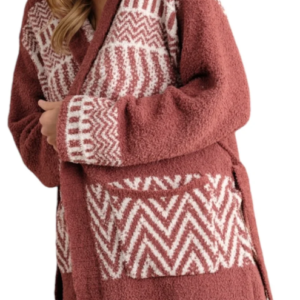 Cardigan en chenille