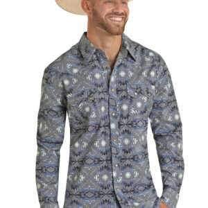 Chemise motifs aztec pour homme