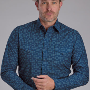 Chemise Roper West made diamond