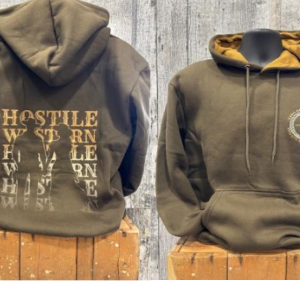 Hoodie kaki Hostile Western