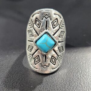 Bague aztec 1 perle