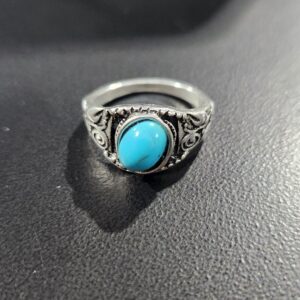 Bague 1 perle/fleurs