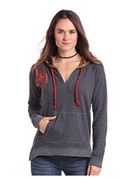 Hoodie avec motifs aztec pour femme