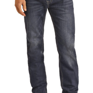 HOOEY RELAXED FIT STRETCH STACKABLE BOOTCUT JEANS