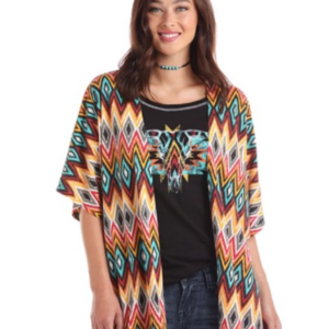 Veste (kimono) multi-couleurs