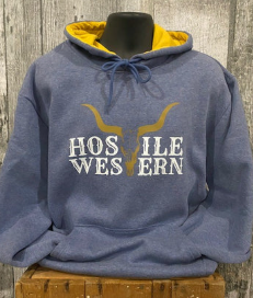 Hoodie bleu Hostile Western