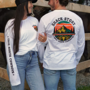 Chandail blanc long Shack Story