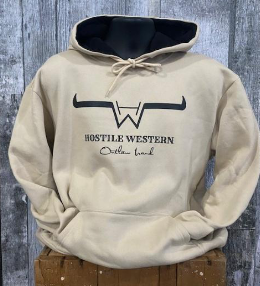 Hoodie Beige Hostile Western