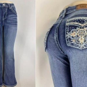 Jean poches brillantes