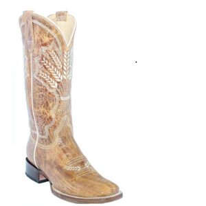 Bottes motifs blé pour femme