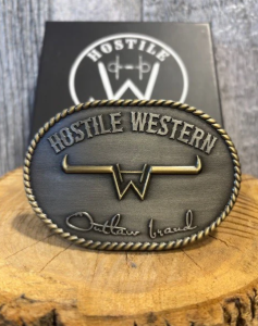 Boucle de ceinture Hostile Western