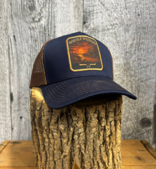Casquette Hostile Western bleu/caramel