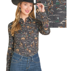 Chemise Vintage chevaux