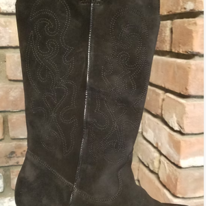 Bottes de danse suède noir Pro dance