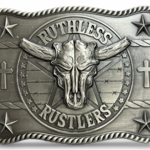 Boucle de ceinture Marshal - argent Ruthless Rustlers