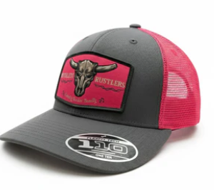 Casquette Country rocking beauty - gris/rose R&R