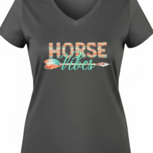 Chandail v-neck flèche noir