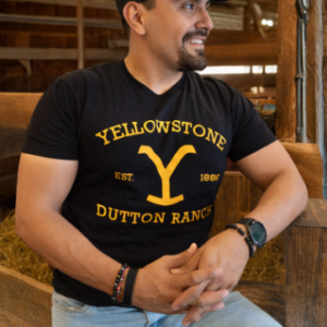 Chandail Yellowstone Black Classic Ranch & Corral