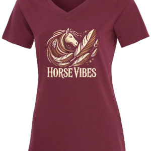 Chandail v-neck Flèche Horse vibes