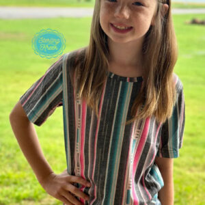 T-shirt Coeur de ville de Serape pour fille