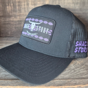Casquette poneytail mauve Shack Story