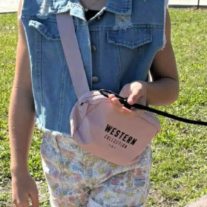 Sac banane rose Western collection