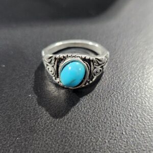 Bague 1 perle/fleurs