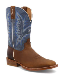 Bottes chocolat/bleu Twisted X MXTL006